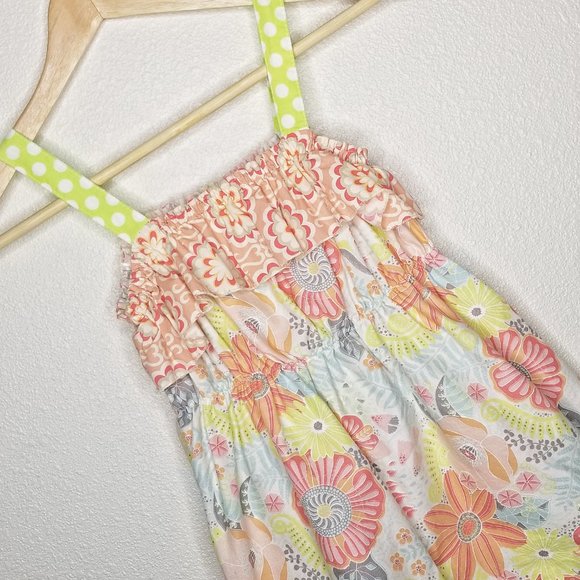 Matilda Jane Platinum Size 8 Key West Flouncy Anna Top EUC Floral Tank #3017 - Picture 3 of 7